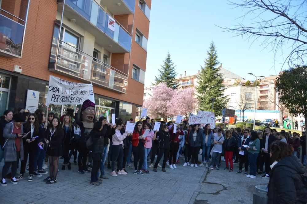 Manifestació del 8-M a Berga