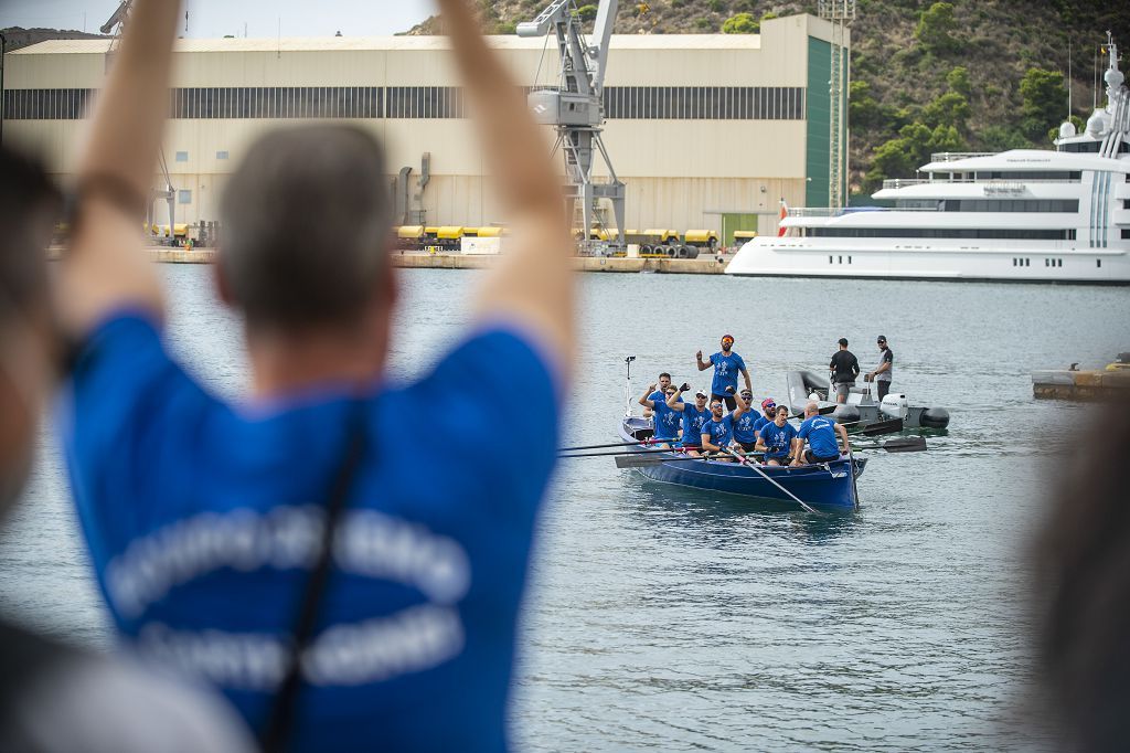 Los cartagineses ganan la regata marítima