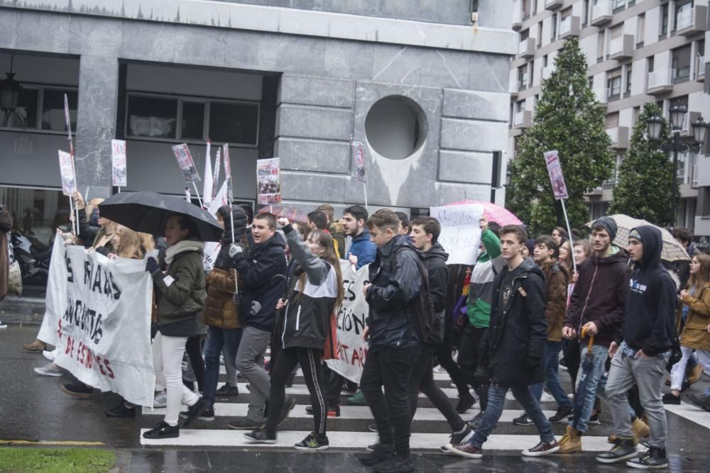 Manifestación contra la LOMCE en Oviedo