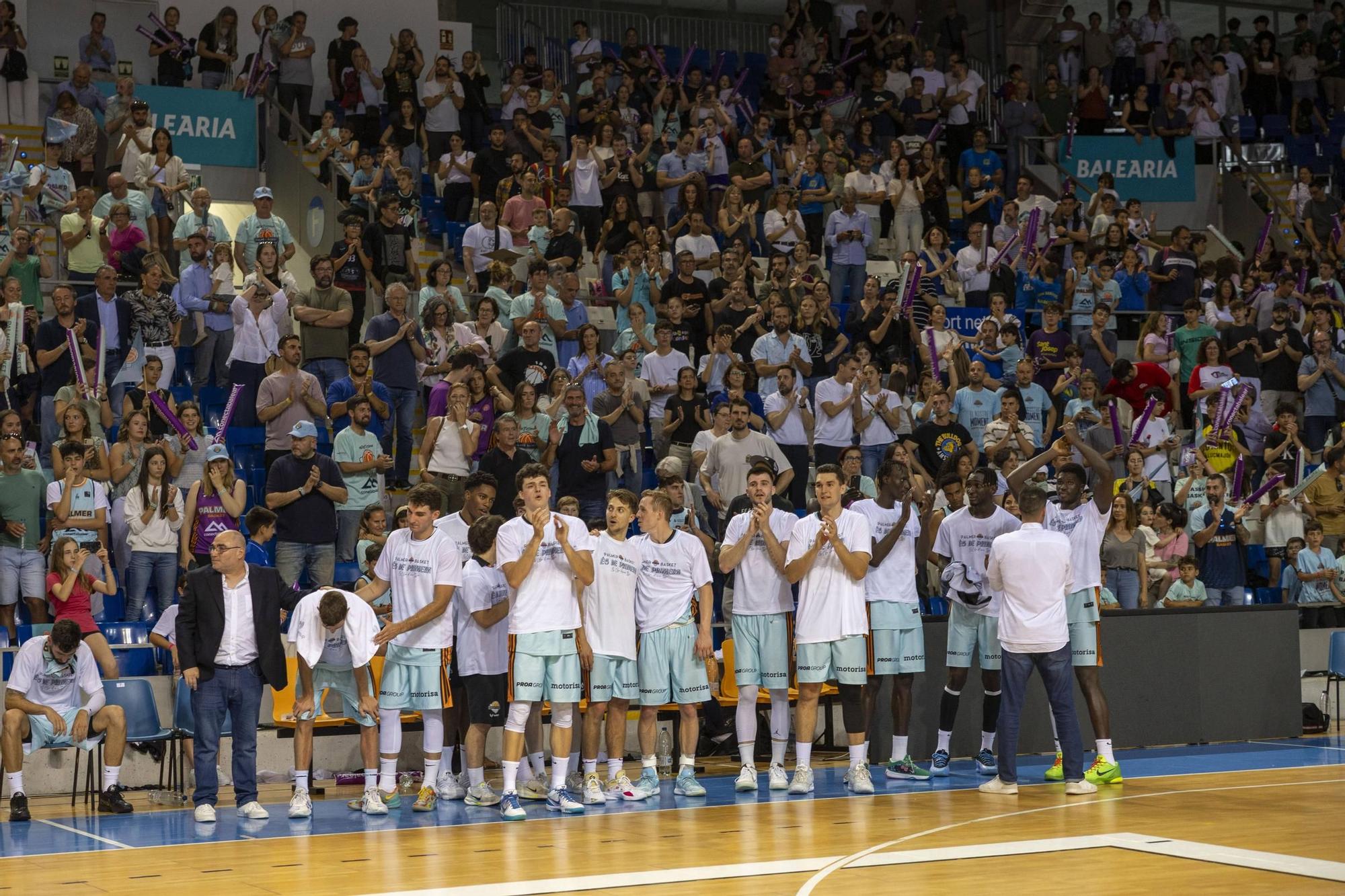 Así ha sido la fiesta del Palmer Basket Mallorca Palma tras ascender a Primera FEB