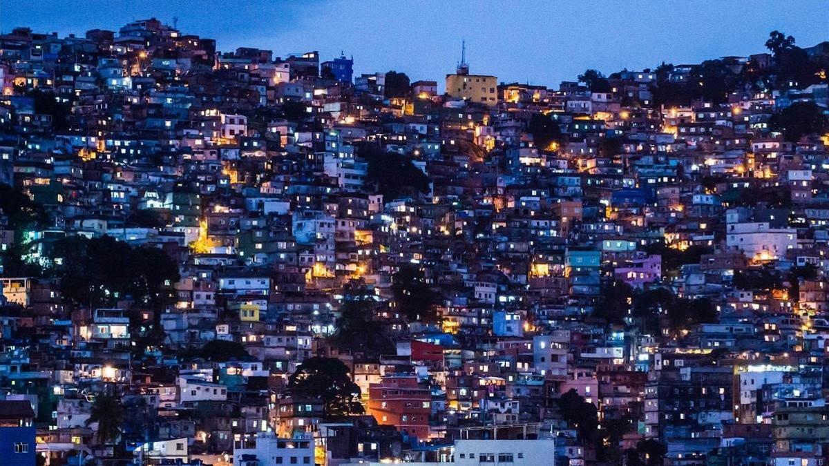 Imagen de la favela Rocinha en Río de Janeiro.