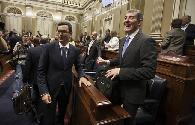 18/04/2017.CANARIAS POLITICA.Pleno del Parlamento de Canarias..Fotos: Carsten W. Lauritsen