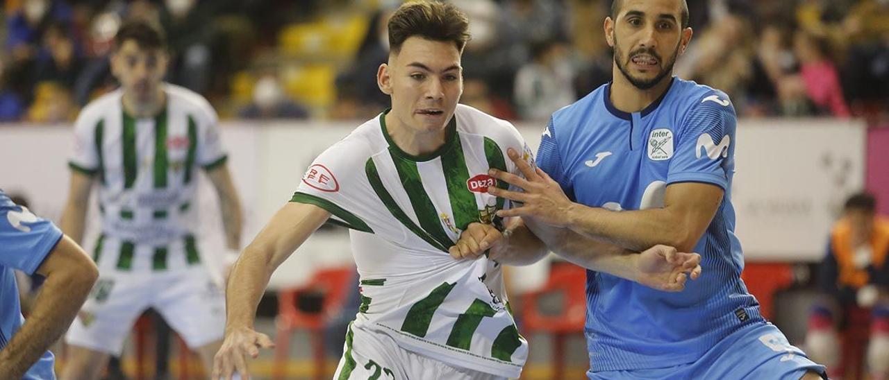 Ricardo y Boyis en el partido de la primera vuelta en Vista Alegre (2-4).