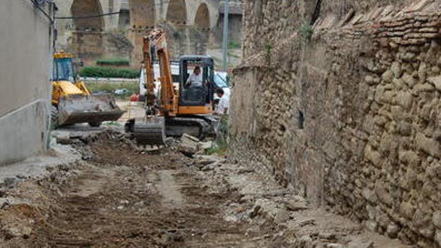 Arrenquen les obres d´urbanització del Camí de la Vall del Paradís