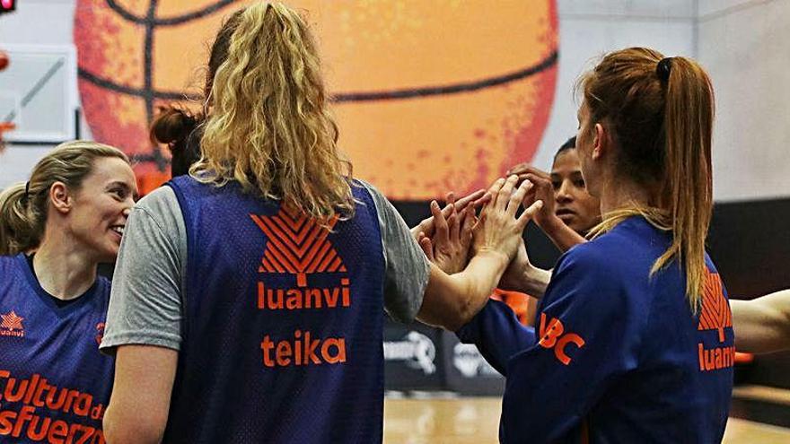 Entrenamiento en L'Alqueria del Basket