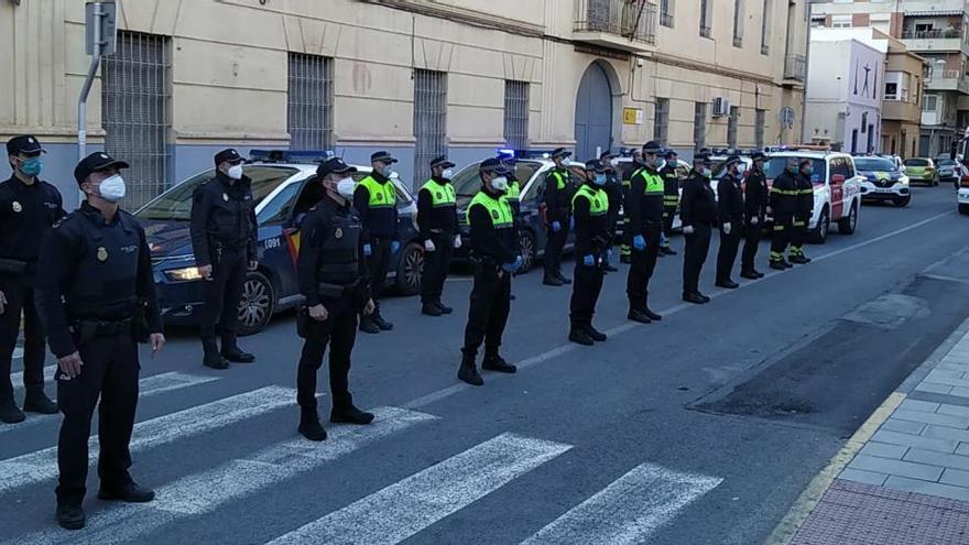 Homenaje póstumo en la Comisaría de Elda-Petrer