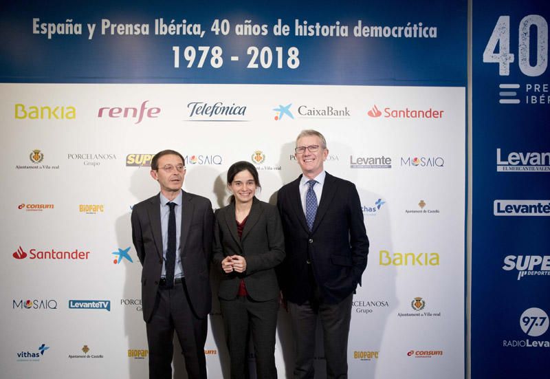 Photocall de la gala del 40 aniversario de Prensa Ibérica en Levante-EMV