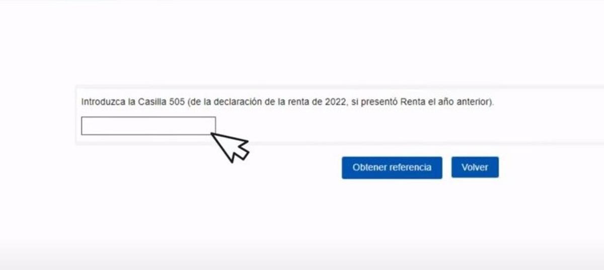 Trámite para obtener el número de referencia para hacer el borrador de la Declaración de la Renta 2023.