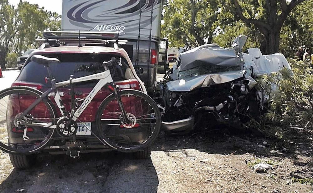 Imágenes inéditas del accidente de las cuatro mallorquinas en Florida