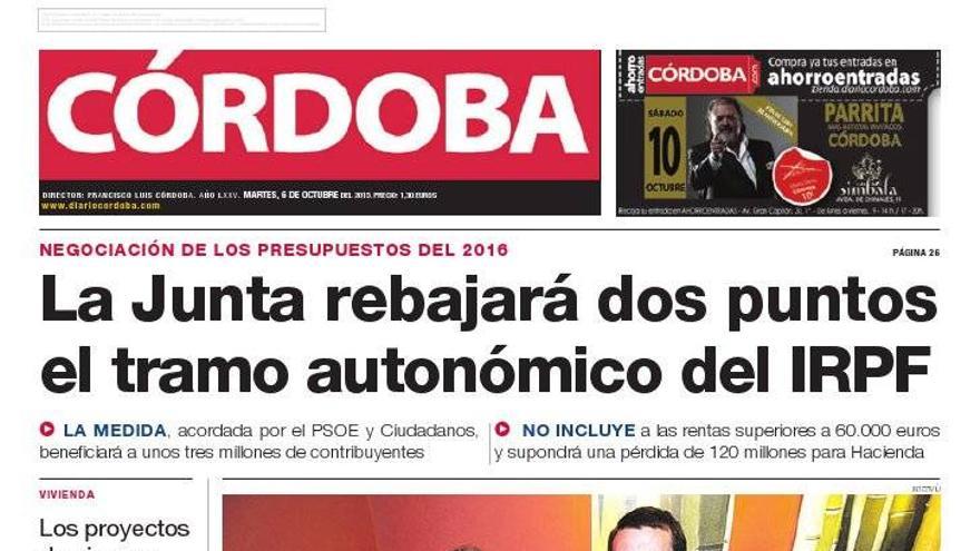 La portada de CÓRDOBA