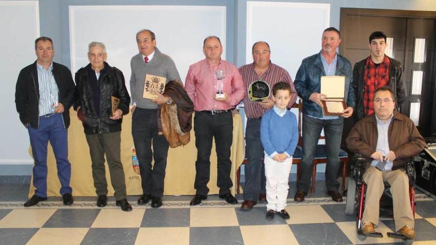 Premiados en la pasada edición de la celebración coañesa.