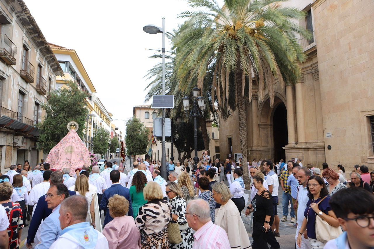 El regreso de la Virgen de las Huertas a Lorca por Feria, en imágenes