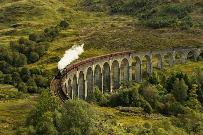 ¿Te vienes a Hogwarts? Sube a bordo del tren Jacobite.