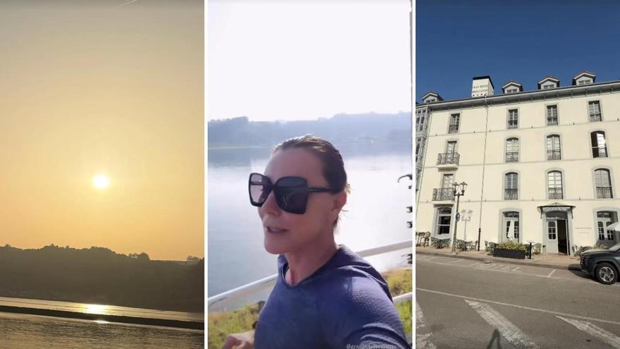 El running de Mar Flores en Asturias a la vera del río Nalón: "Es una tierra privilegiada"