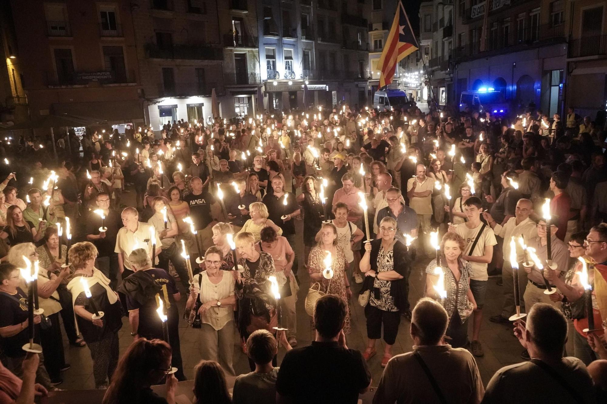 La Marxa de Torxes de Manresa, en imatges