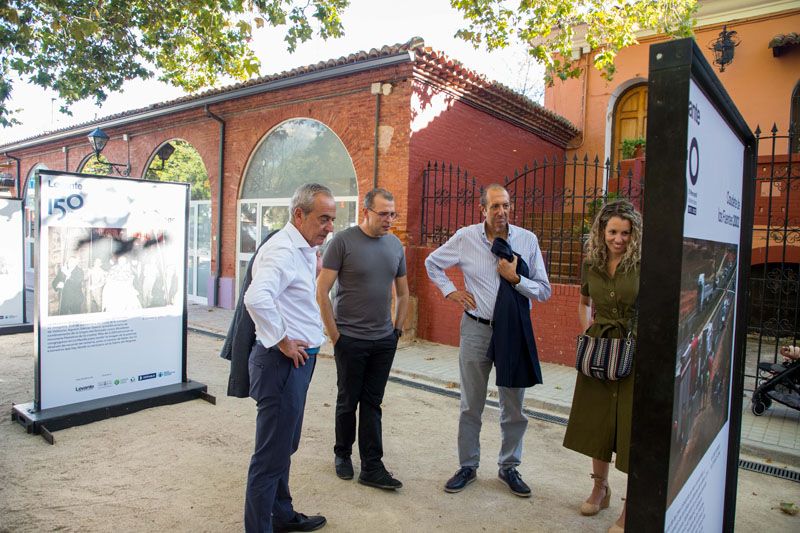 Inauguración de la exposición del 150 aniversario de Levante-EMV en Requena