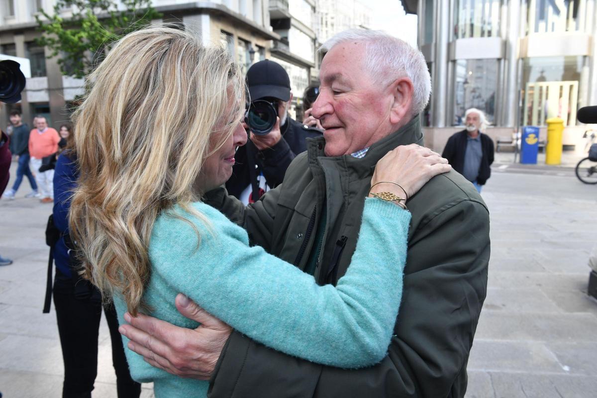 Yolanda Díaz e o seu pai, Suso díaz