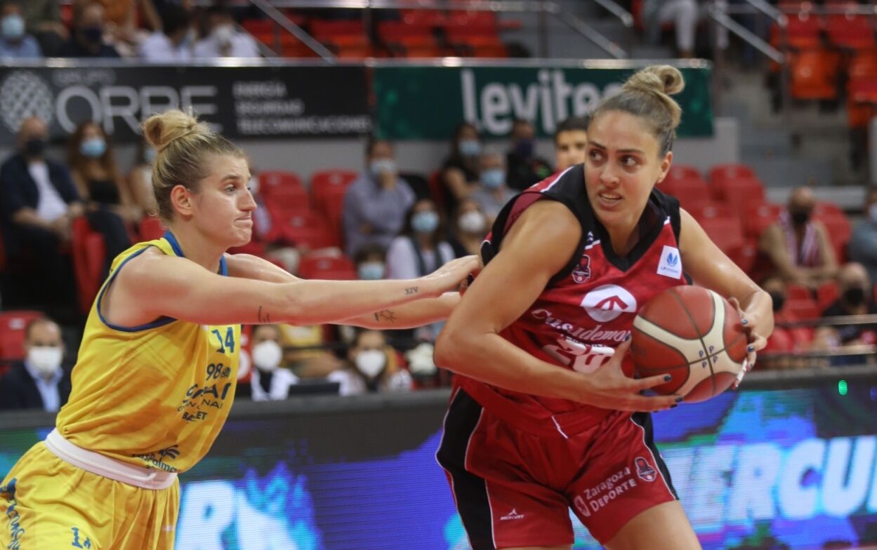 El Casademont Zaragoza sumó su segunda victoria en la Liga Femenina Endesa ante el Gran Canaria (72-57)