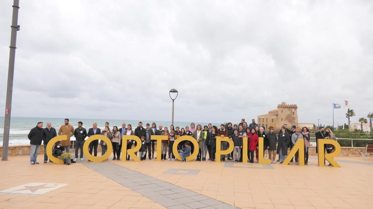 Gala de entrega de premios de la V edición de Cortopilar en Pilar de la Horadada con homenaje a la actriz Miriam Díaz-Aroca