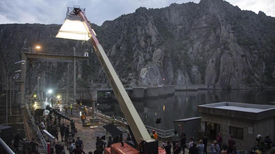La gran presa hidroeléctrica de Aldeadávila en el cine