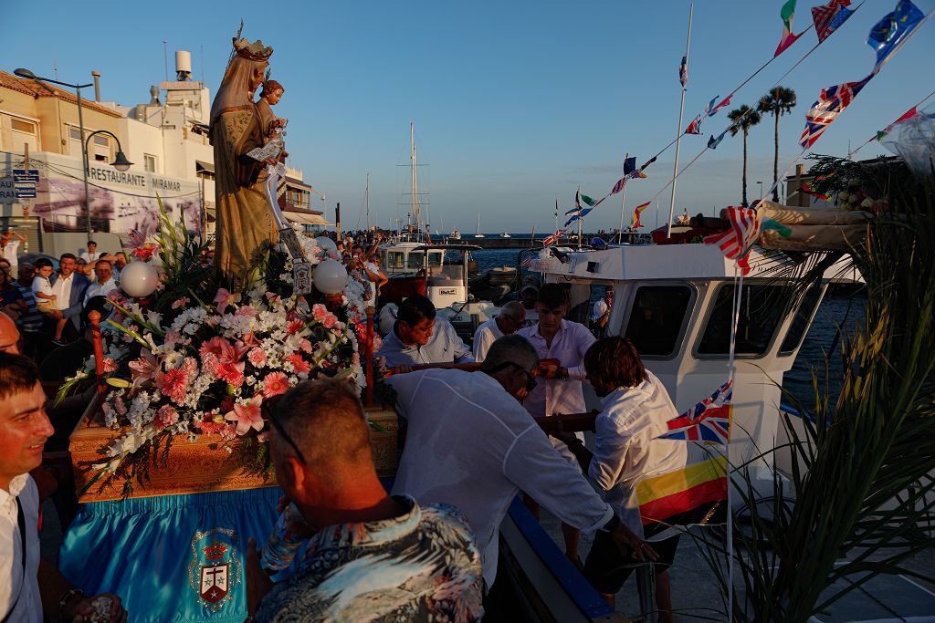 Procesión de la Virgen en Cabo de Palos y Los Nietos