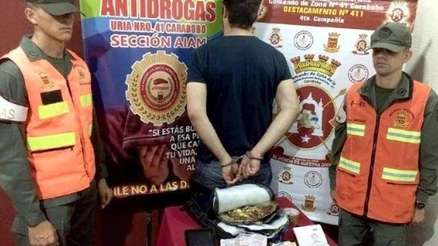 Detenido en el aeropuerto de Venezuela por tráfico de drogas