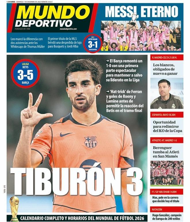 Las portadas de la prensa deportiva de hoy