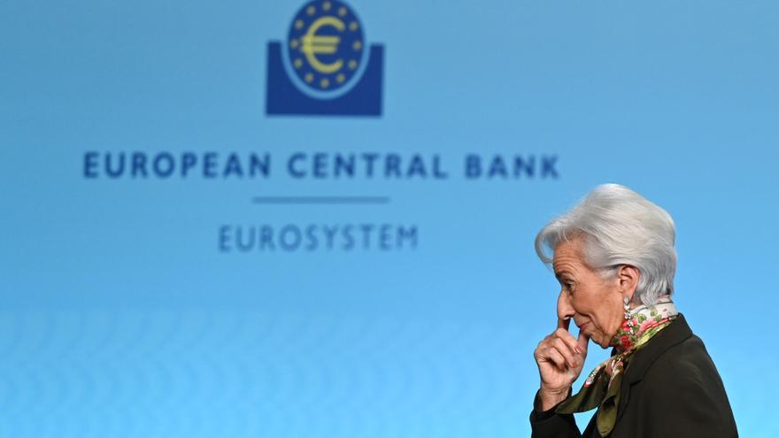 Christine Lagarde, en la sede del Banco Central Europeo.