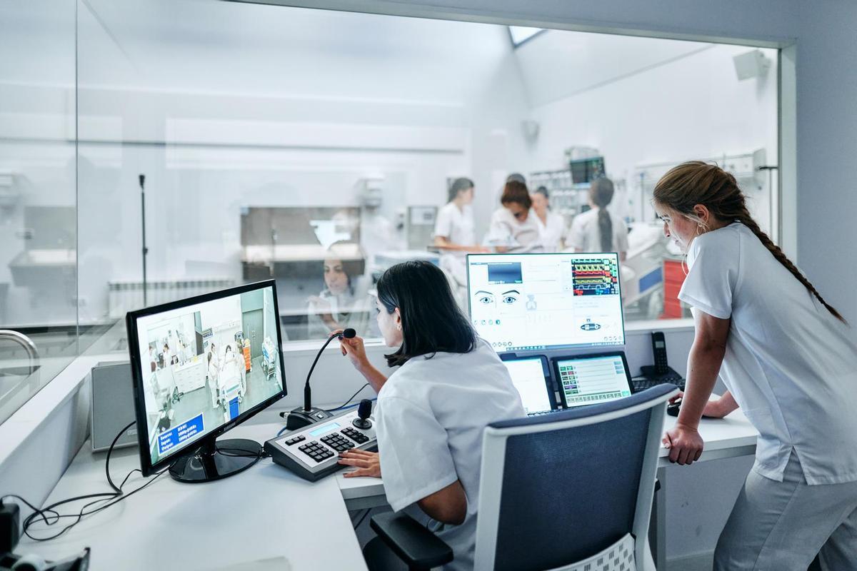 Imagen de los laboratorios de Medicina de CEU San Pablo en Madrid