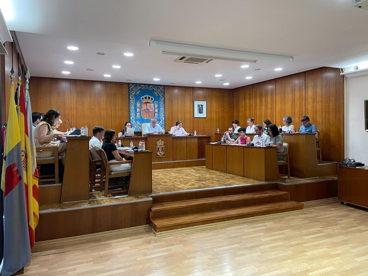 El pleno de Ibi, en una foto de archivo