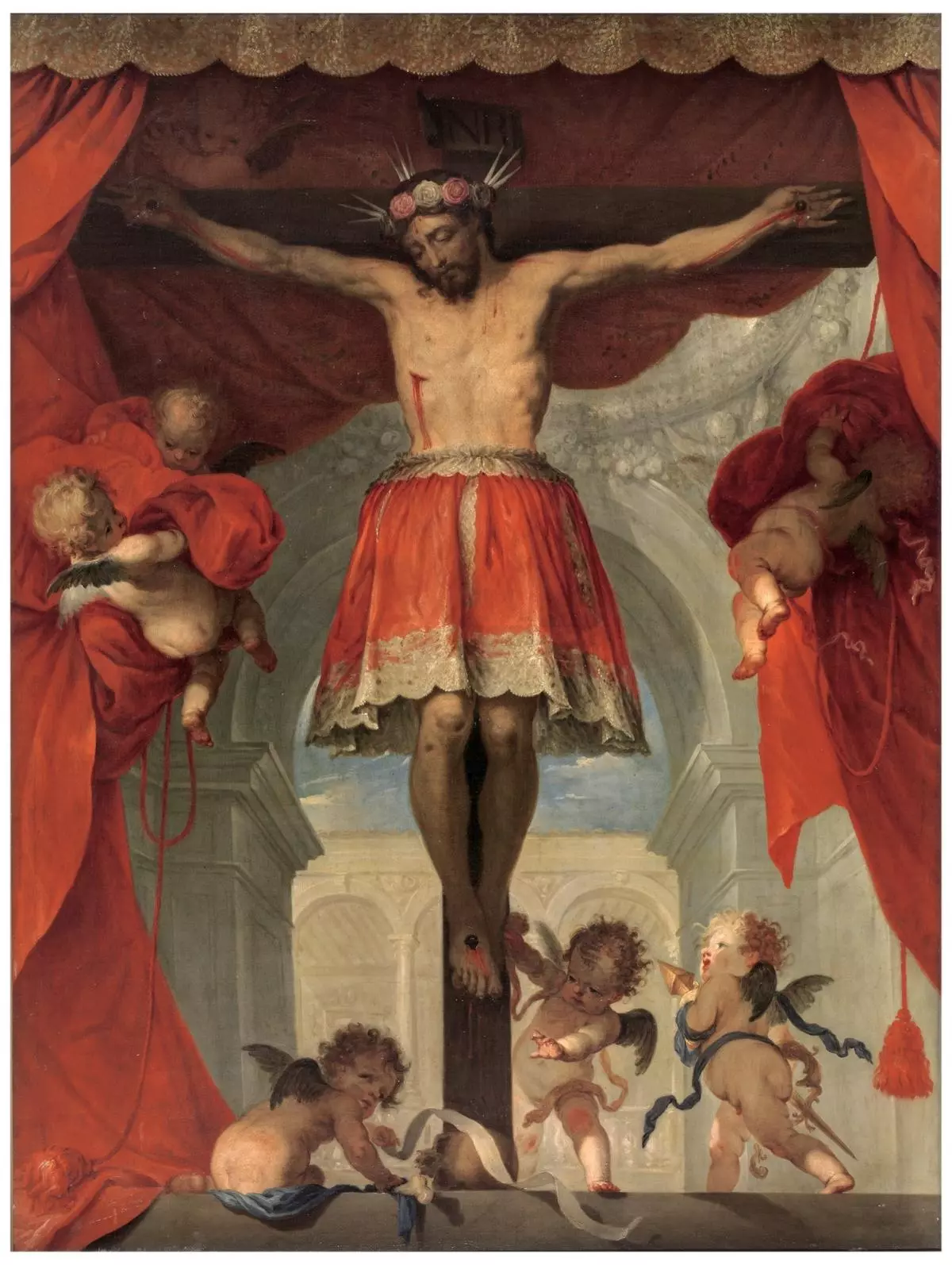 El Prado restaura el "Cristo crucificado" de Carreño Miranda para su próxima exhibición