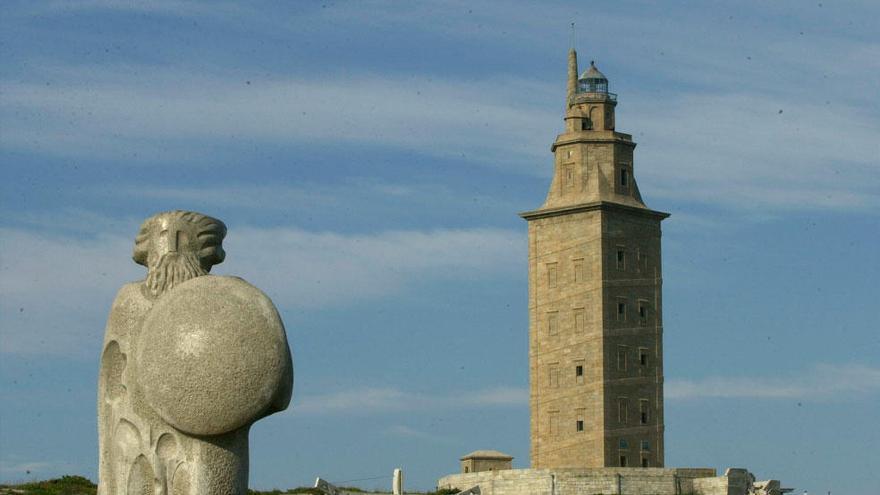 Vista de la Torre de Hércules.