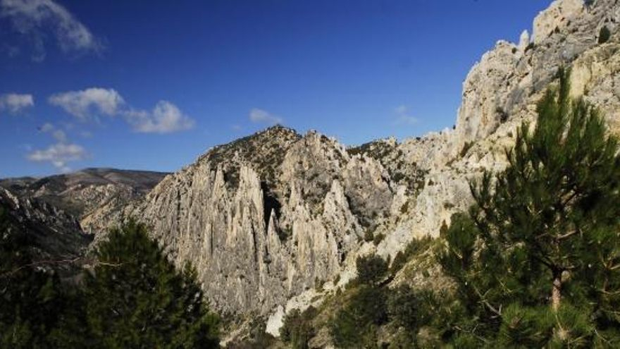 Los Órganos de Montoro son uno de los cuatro monumentos naturales del Maestrazgo turolense.