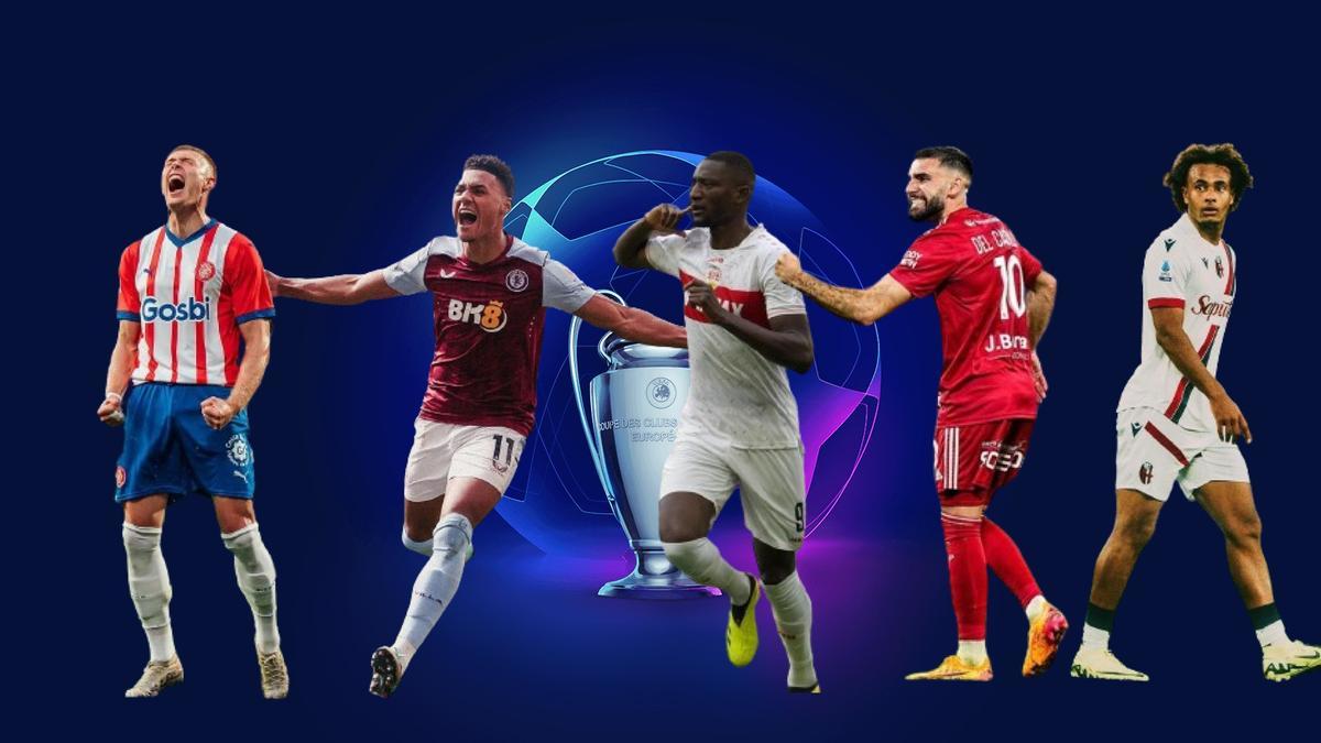 Los cinco 'infiltrados' de la próxima edición de la Champions League