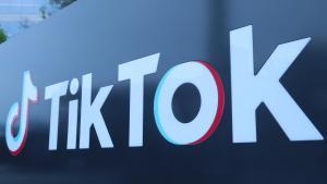 Una imagen del logo de TikTok.
