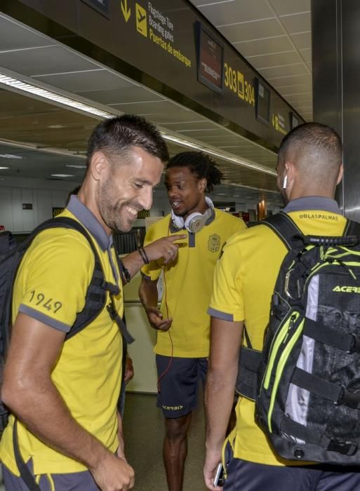 10/09/2017 TELDE. Salida de la UD Las Palmas hacia Malaga para disputar el lunes 11 de Septiembre 2017 la tercera jornada del campeonato de liga 2017/18 FOTO: J.PÉREZ CURBELO