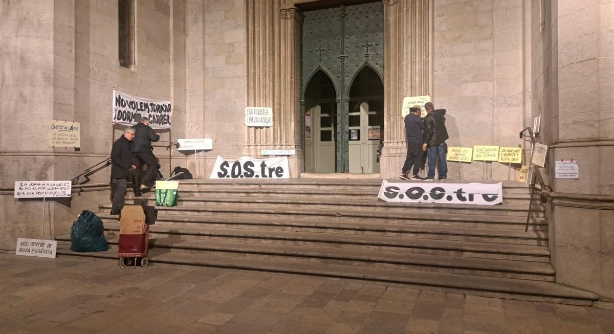 La protesta que es va fer el Divendres Sant.