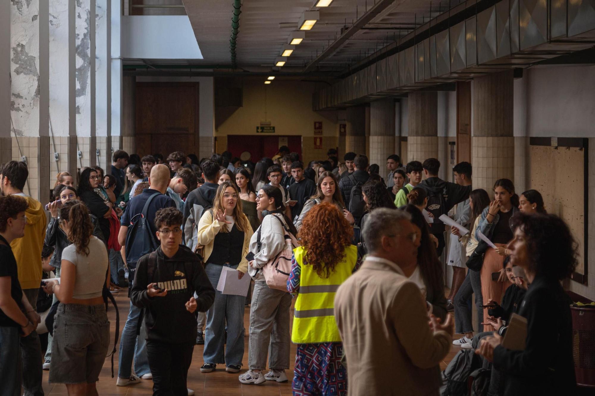 Primera jornada de la PAU 2025 en Tenerife