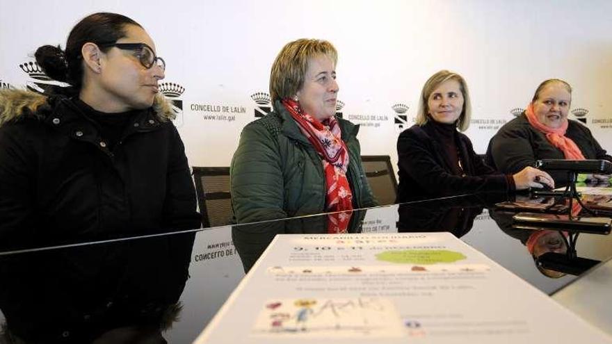 Ramírez, Oro, Pérez y Fernández, ayer en la presentación de la iniciativa. // Bernabé/Javier Lalín