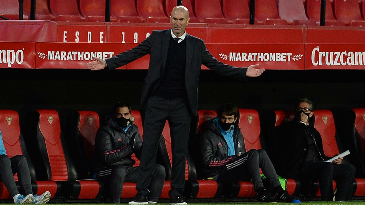 Zidane: No es fácil ganarle al Sevilla aquí