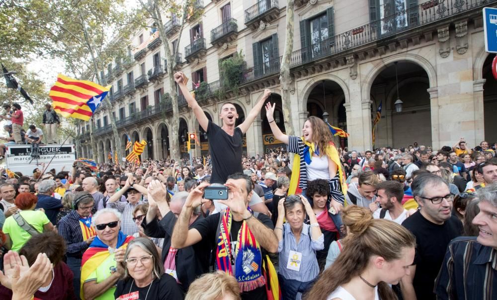 Esclat d'alegria a Catalunya