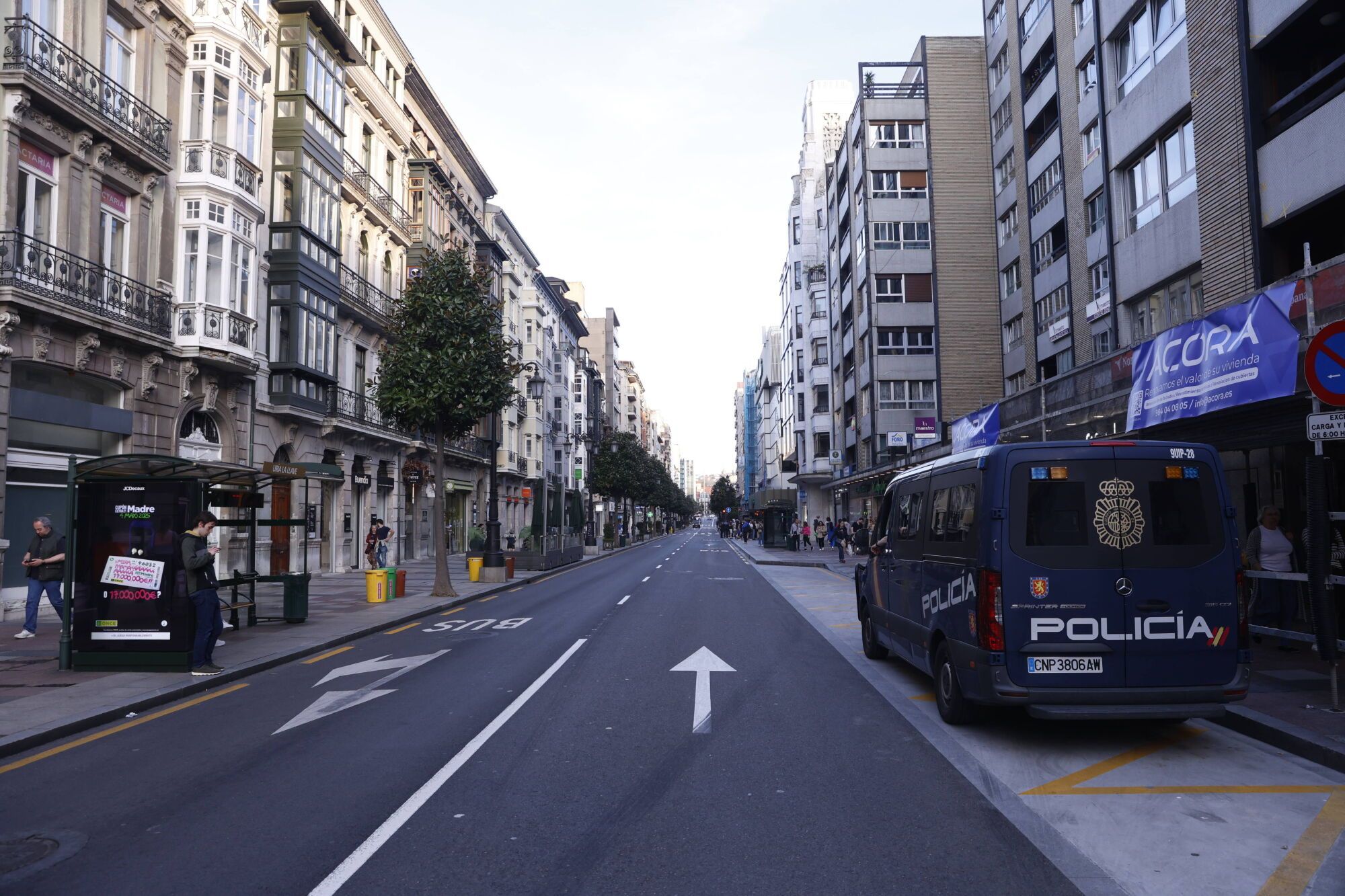 Apagón de luz en Oviedo