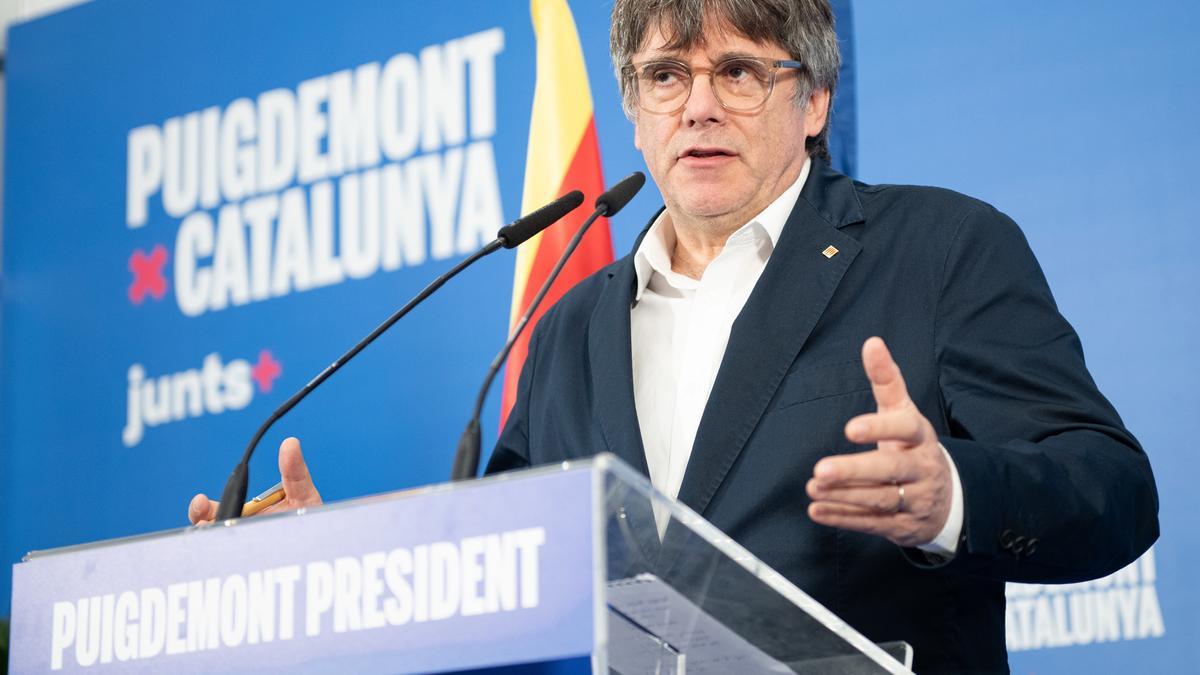 El expresidente de la Generalitat de Cataluña, Carles Puigdemont.