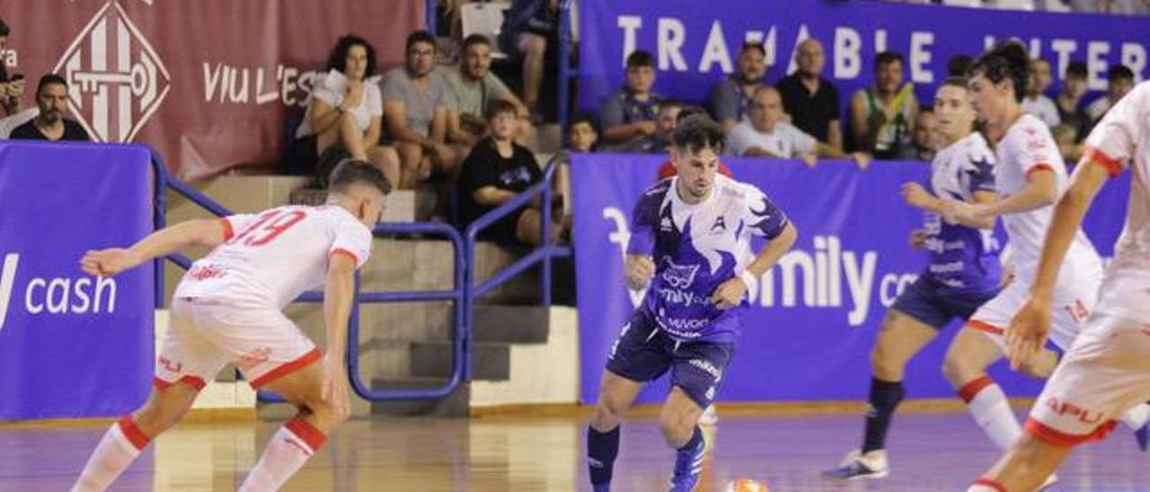 Un lance del partido disputado el sábado en el Palau. | ALZIRA FS