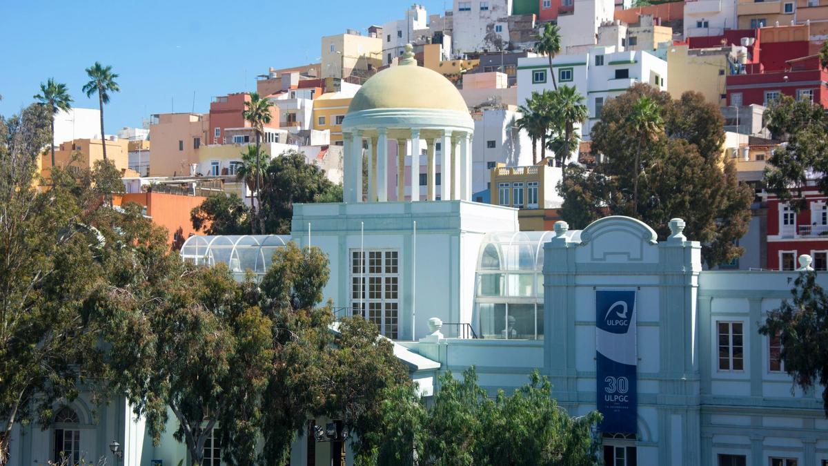 Fachada del Rectorado de la ULPGC.