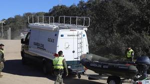 Uno de los accesos a la zona de maniobras de la brigada de Cerro Muriano.