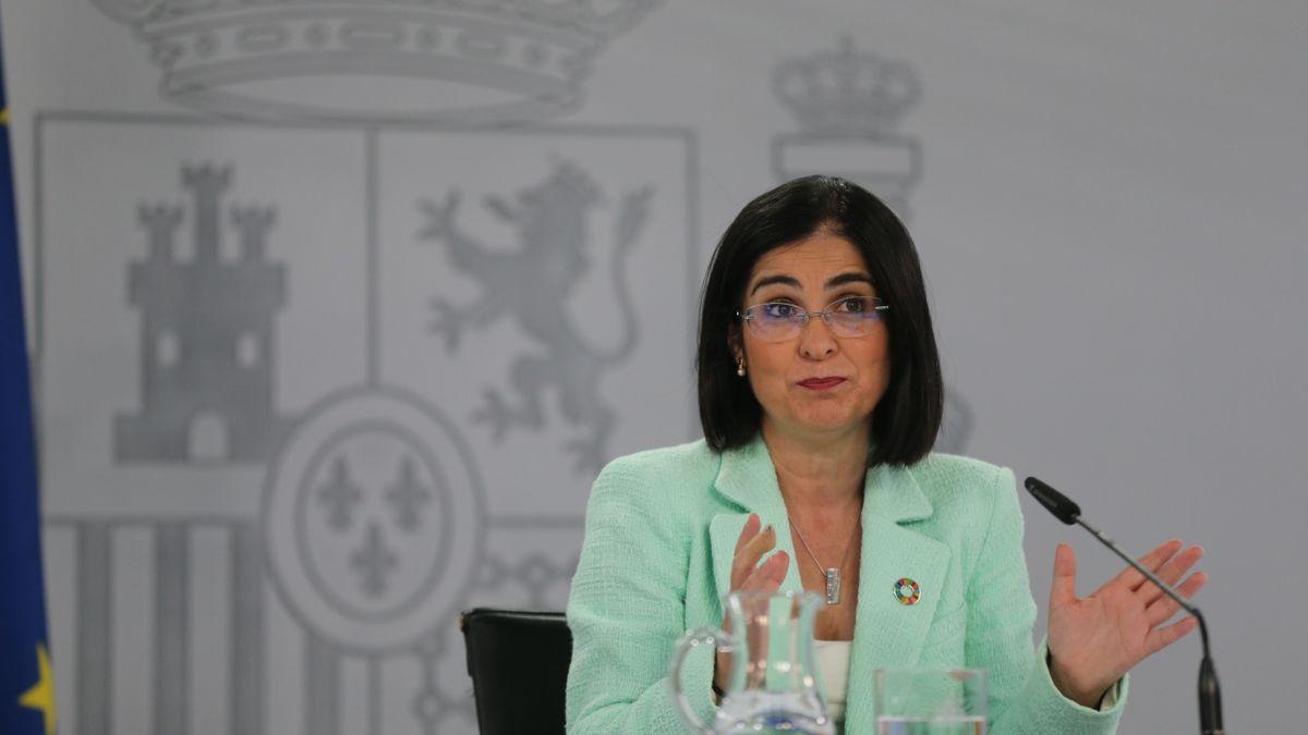 La ministra de Sanidad, Carolina Darias,