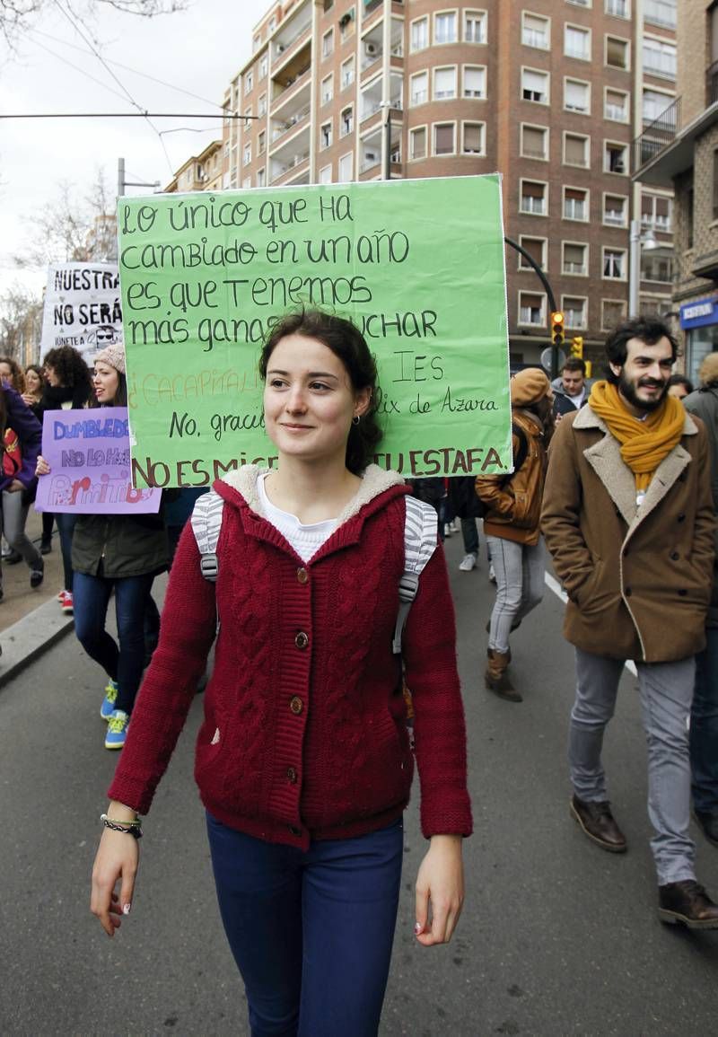 Manifestación estudiantes en contra del 3+2