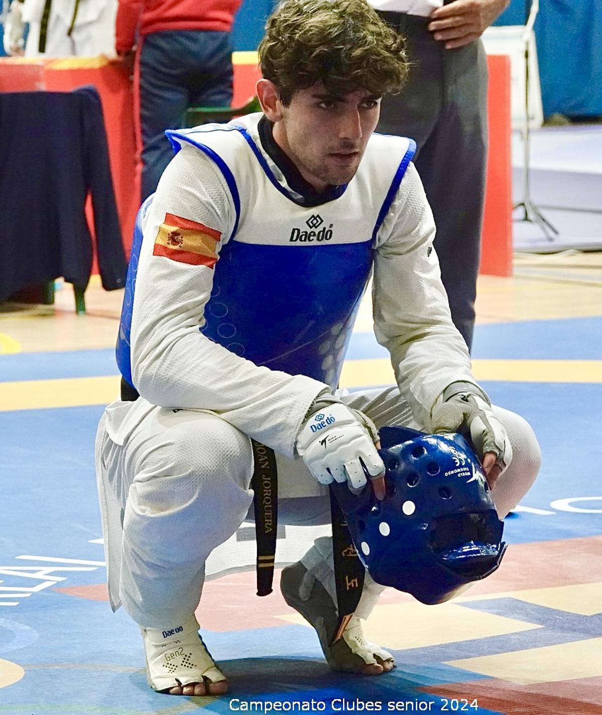 Joan Jorquera en una competició anterior.