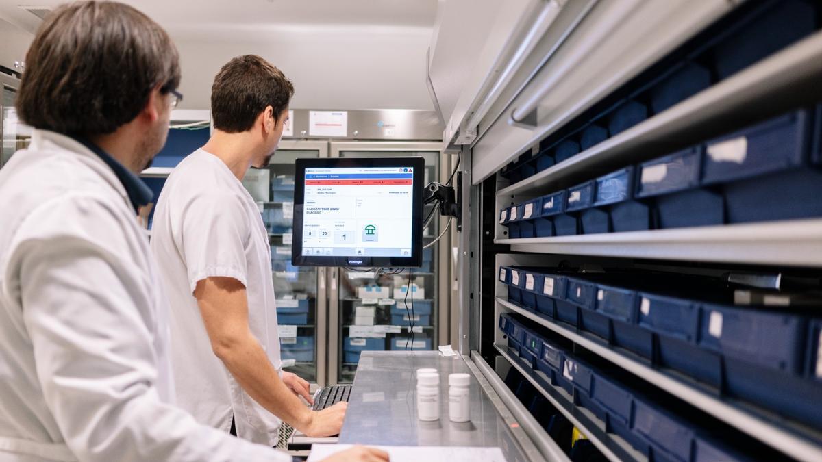 Imagen de archivo de farmacéuticos hospitalarios